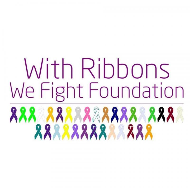 With Ribbons We Fight Foundation Inc Logo