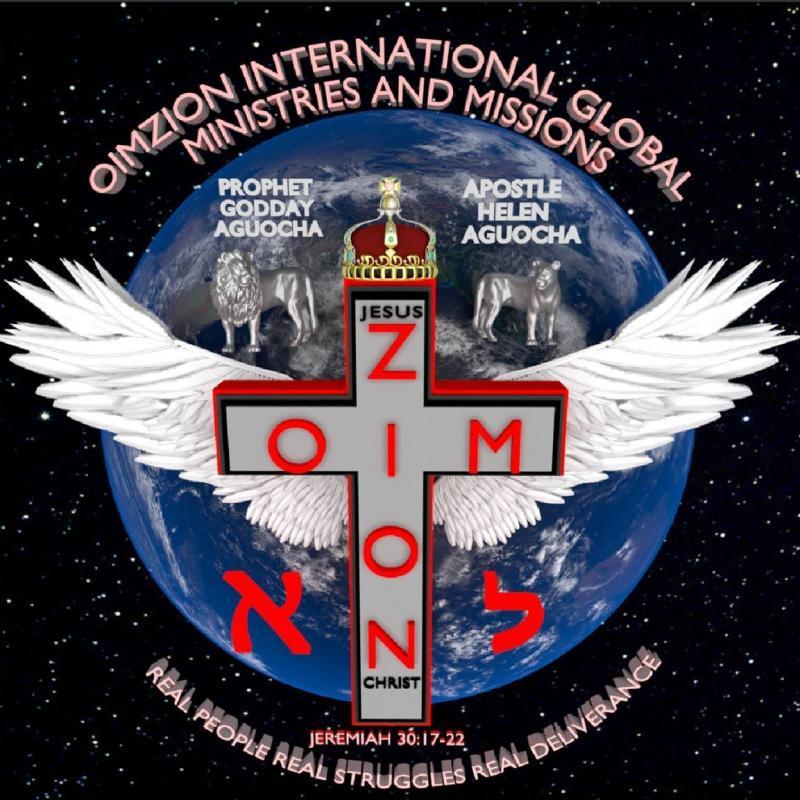 OIMZION INTERNATIONAL GLOBAL MINISTRIES & MISSIONS Logo