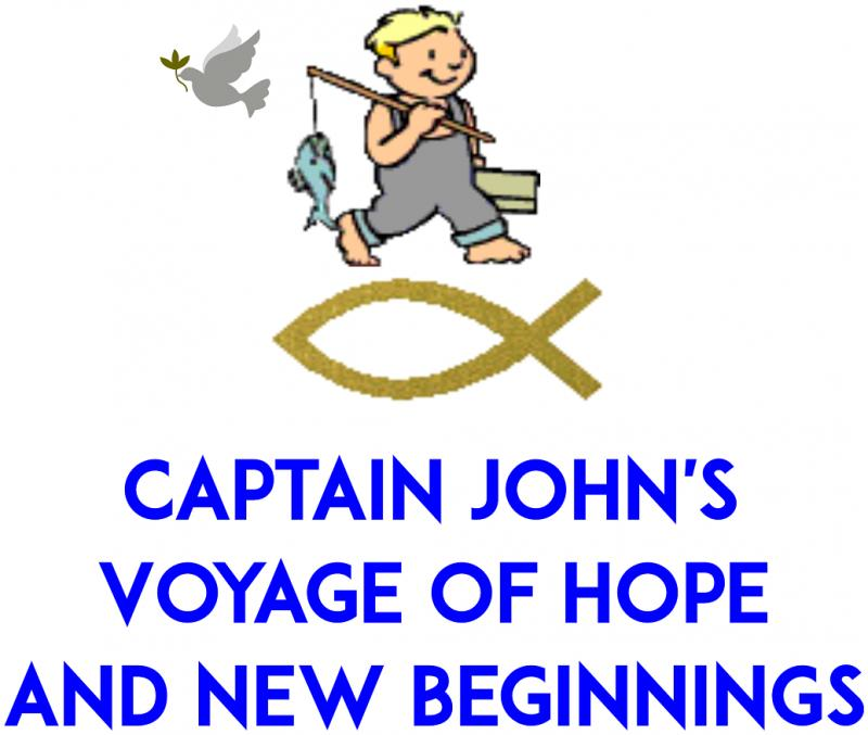 Captain Johns Voyage Of Hope And New Beginnings Logo