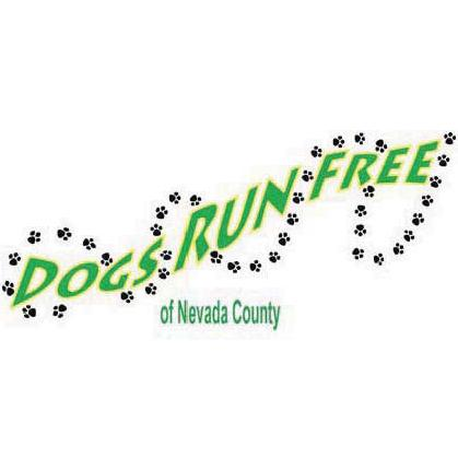 Dogs Run Free Of Nevada County Logo
