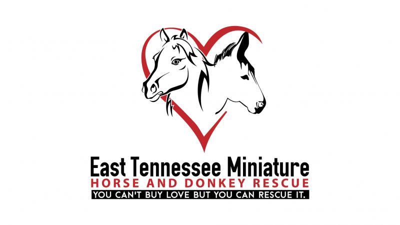 East Tennessee Miniature Horse And Donkey Rescue Logo