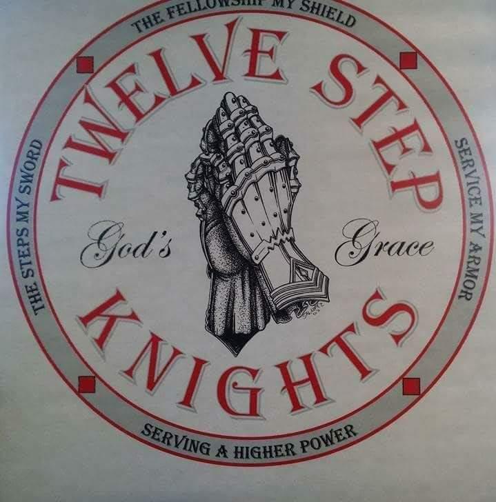 Twelve step knights Logo