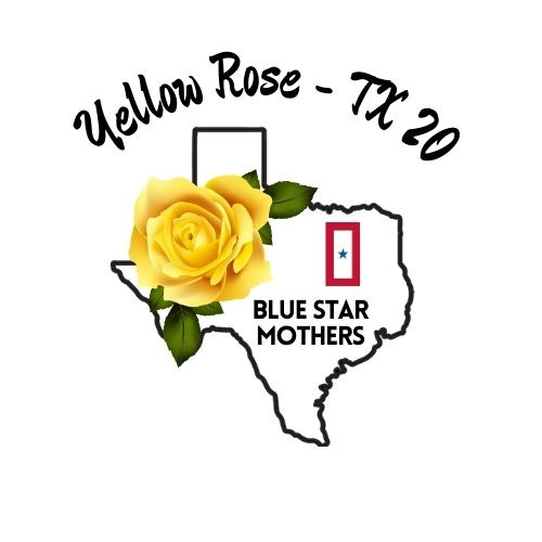 Blue Star Mothers of America - TX20 Yellow Rose Logo