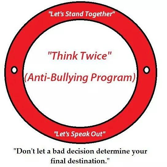 Think Twice Anti-Bullying Program & Youth Program Logo