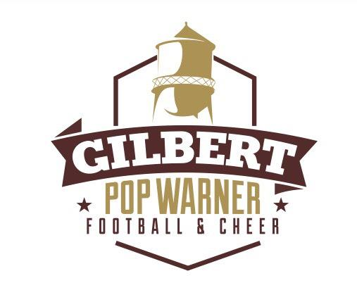 Gilbert Pop Warner Football and Cheer Logo