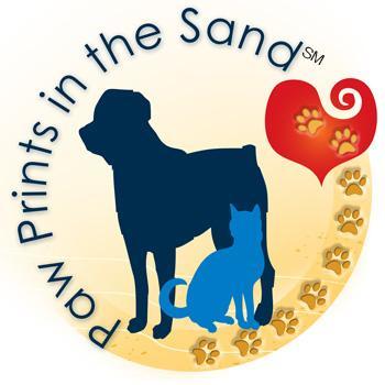 Paw Prints In The Sand Inc Logo