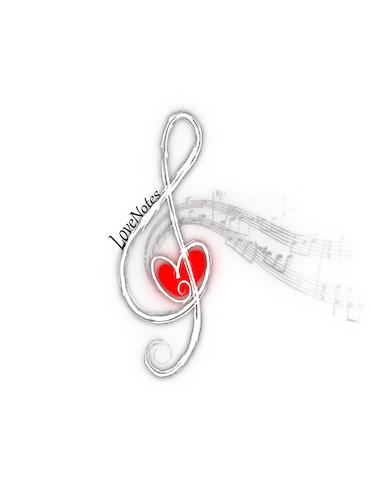 LEES LOVENOTES MUSIC ORGAINIZATION Logo