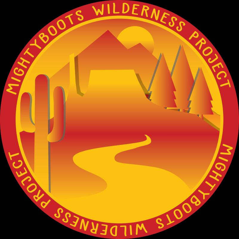 MIGHTY BOOTS WILDERNESS PROJECT Logo