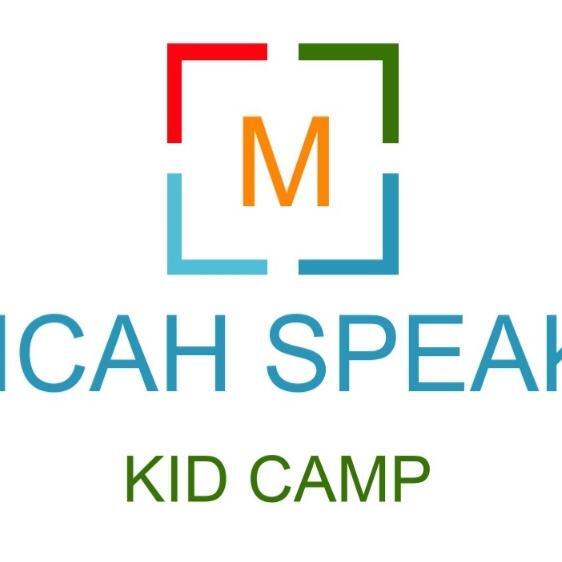 Micah Speaks Kid Camp Logo