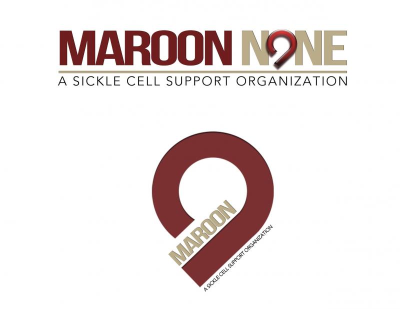 Maroon 9 Sickle Cell Support Organization Logo