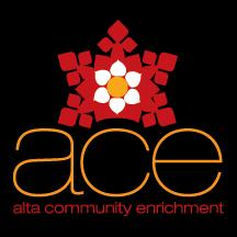 Alta Arts Council - Alta Community Enrichment- ACE Logo
