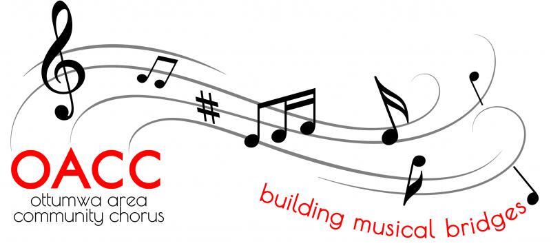 OTTUMWA AREA COMMUNITY CHORUS (adult chorus and children's chorus) Logo