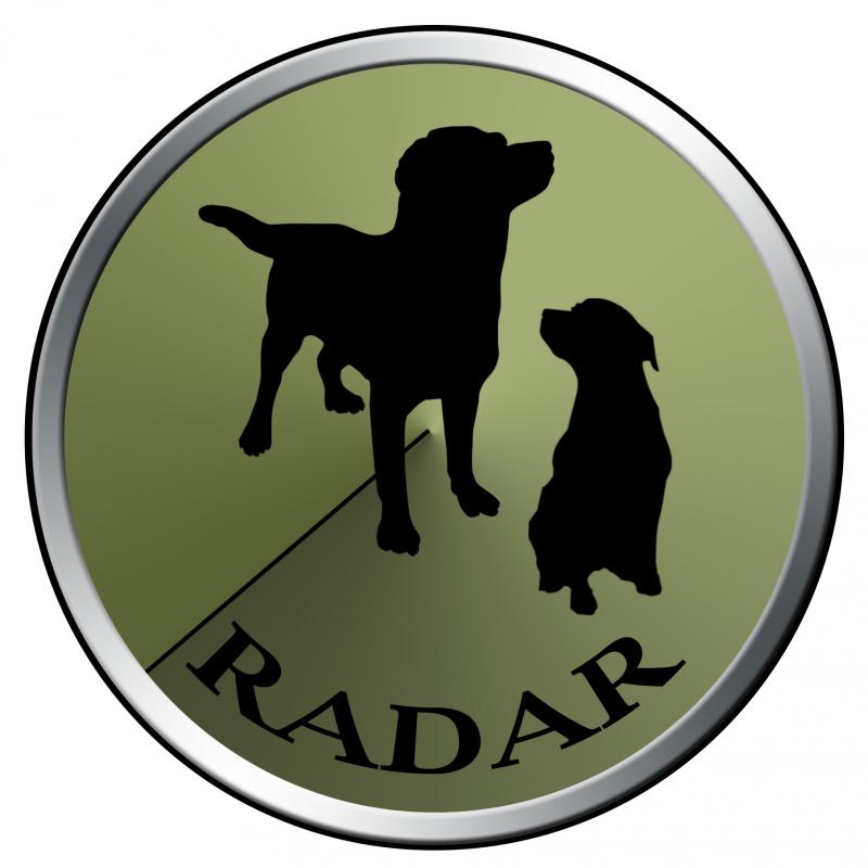 Raising Aid for Dogs At Risk (RADAR) Logo