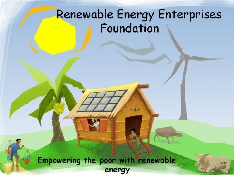 RENEWABLE ENERGY ENTERPRISES FOUNDATION Logo