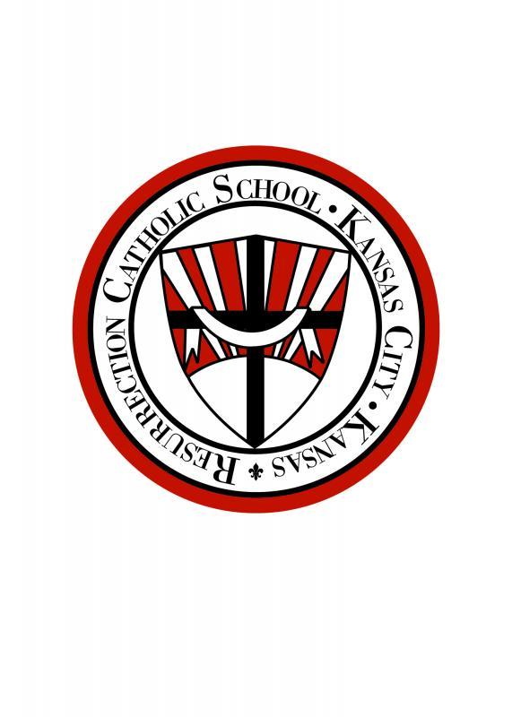 Resurrection Catholic School At the Cathedral Logo