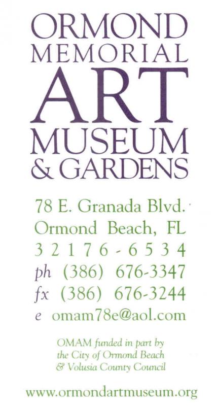 Ormond Beach Memorial Art Museum And Gardens Logo