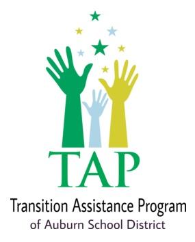 TAP - Transition Assistance Program of Auburn School District Logo