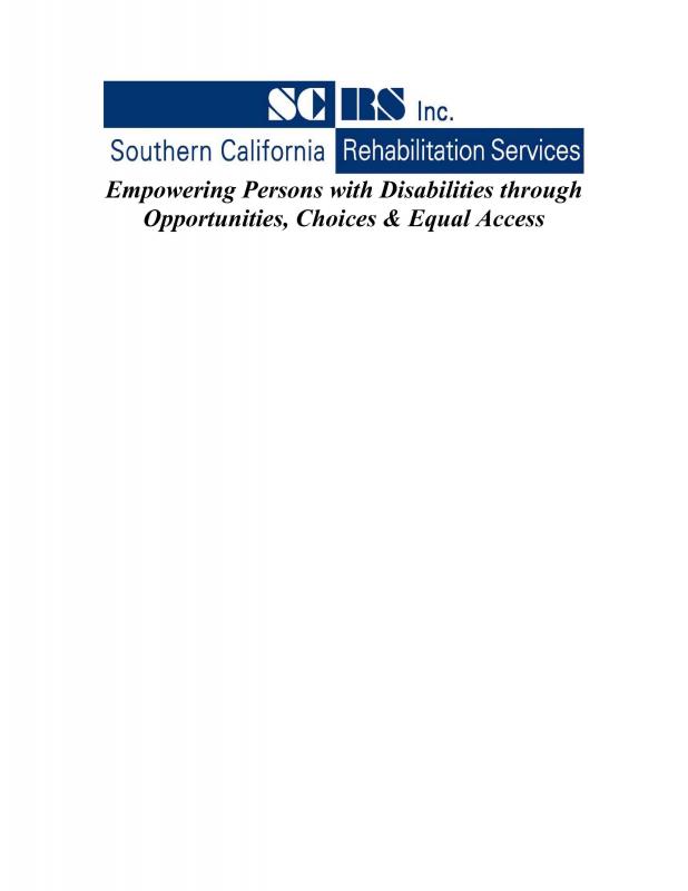 Southern California Rehabilitation Services Incorporated Logo