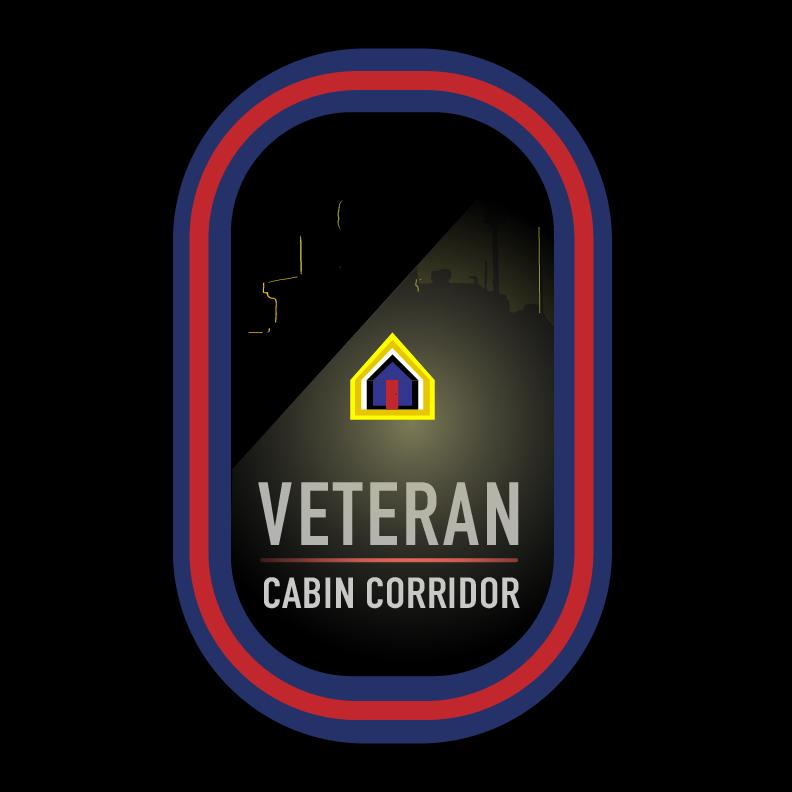 Veteran Cabin Corridor Logo