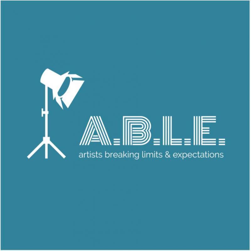 A.B.L.E. - Artists Breaking Limits & Expectations Logo
