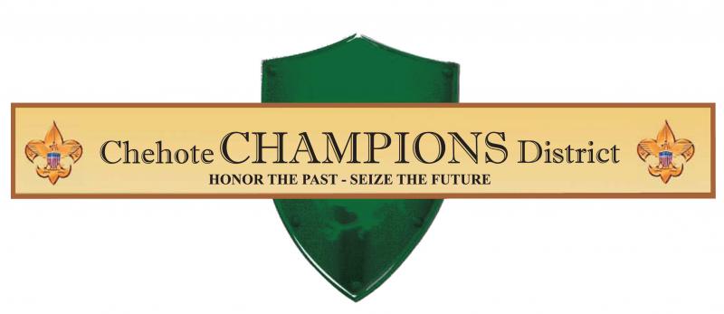 Boy Scouts of America - Great Smoky Mountain Council - Chehote CHAMPIONS District Logo