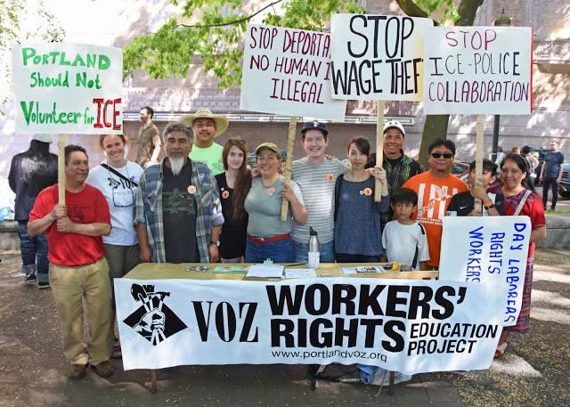 VOZ WORKERS RIGHTS EDUCATION PROJECT Logo
