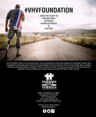 VHV Foundation Inc (Veterans Helping Veterans Foundation) Logo