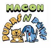 MACON PURRS N PAWS Logo