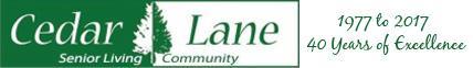 Cedar Lane Senior Living Community Logo