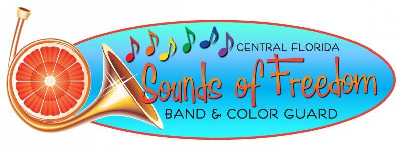 Central Florida Sounds Of Freedom Band And Colorguard Logo
