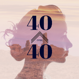 40 Over 40 Logo