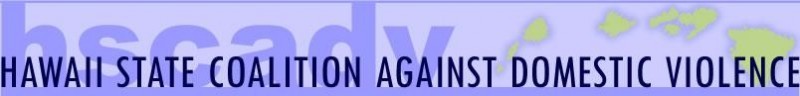 HAWAII STATE COALITION AGAINST DOMESTIC VIOLENCE Logo